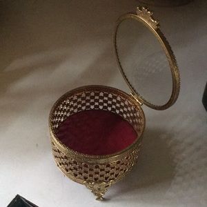 Brass jewelry box